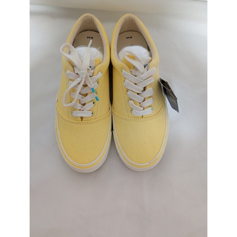 TOMS Alpargata Fenix Women's Casual Sneakers, Yellow Lace-up Shoes Size W 5.5 - Picture 10 of 14